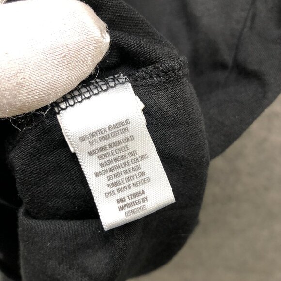 Bonobos Dry-Tex Pima Cotton T Shirt Mens M Slim Fit Short Sleeve Black Crewneck - Picture 6 of 8